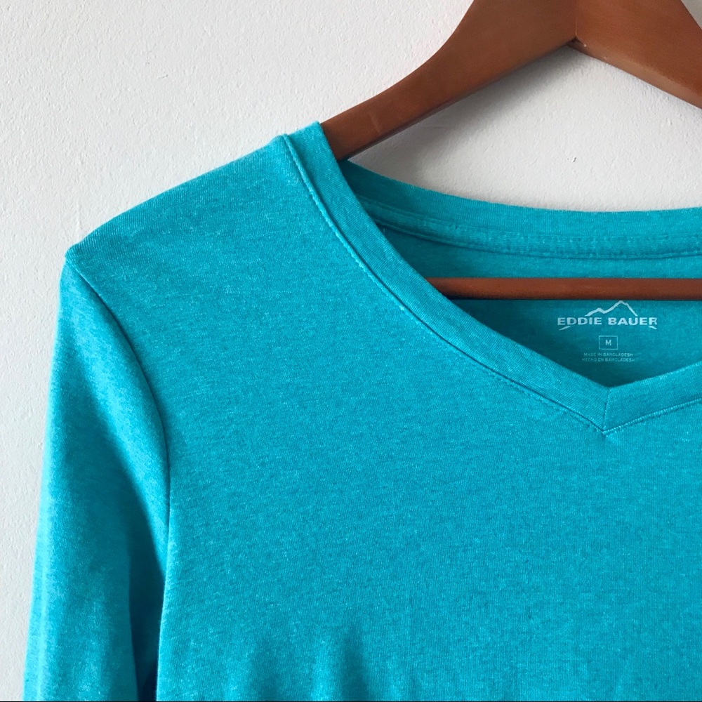Blue Eddie Bauer Long Sleeve Tee